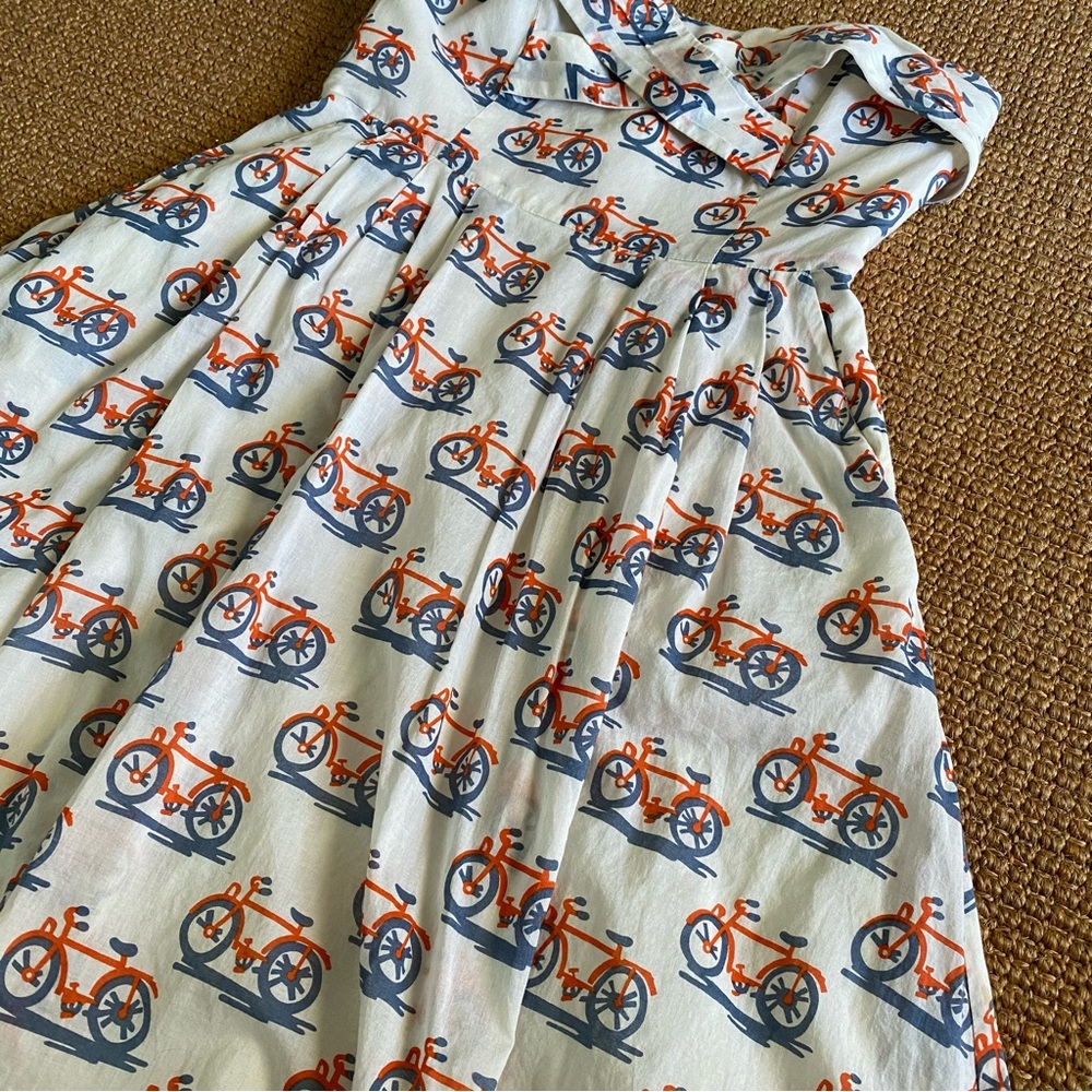 Anthropologie Bike Lane Bicycle Strapless Dress Size 2